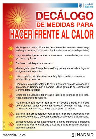 RECOMENDACIONES OLA DE CALOR